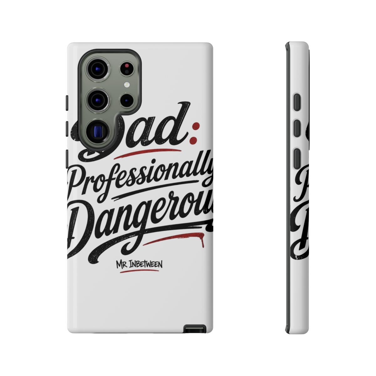 Mr Inbetween "Dad: Professionally Dangerous" Phone Case - alternate angle 4, merchandise