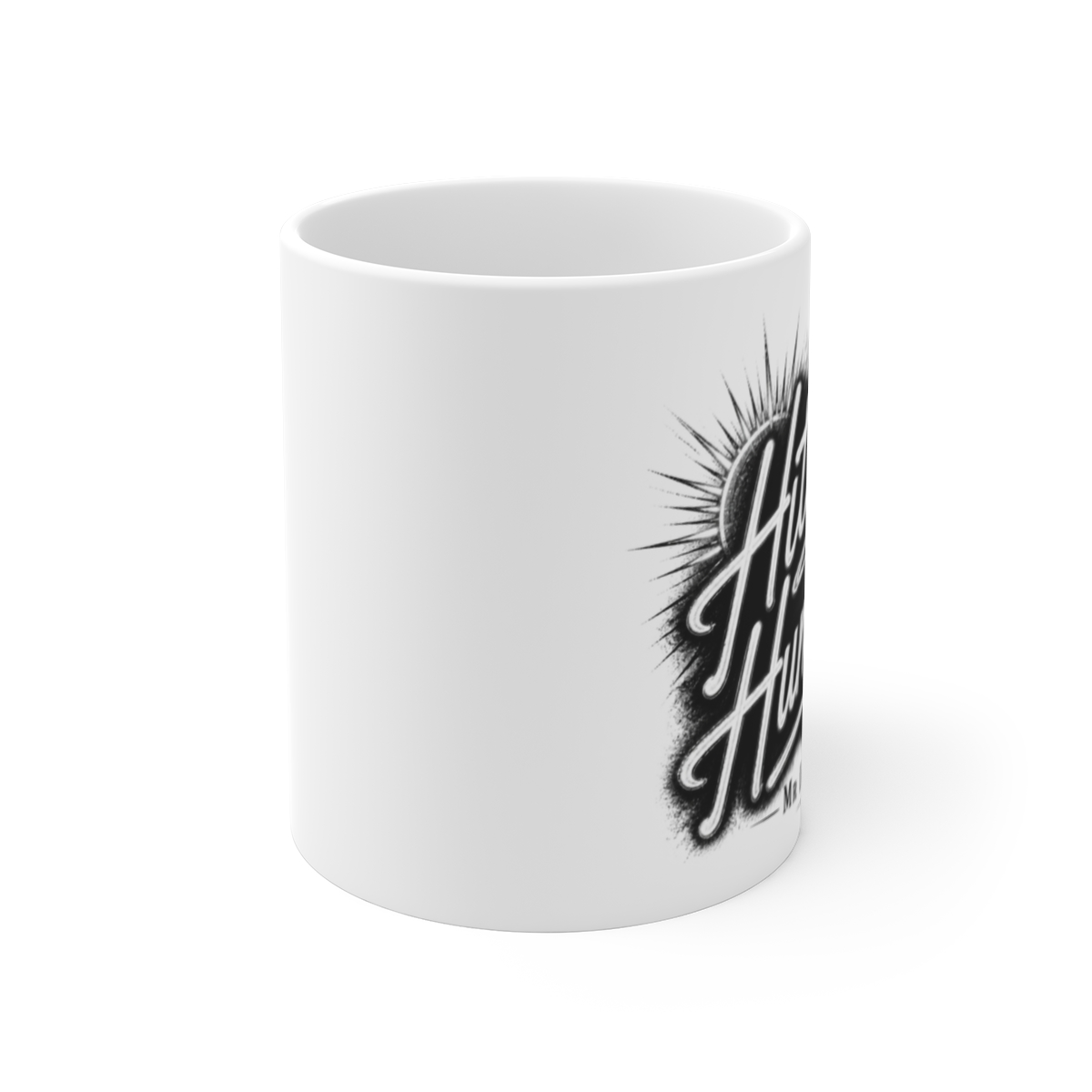 Mr Inbetween "Hitman" White Mug - alternate angle 1, merchandise